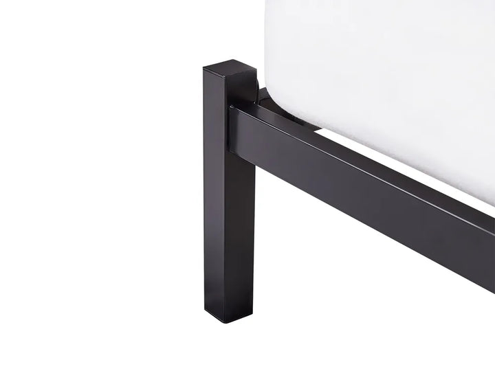 Bed Metal 140 x 200 cm (EU Double) Grey Fawnda