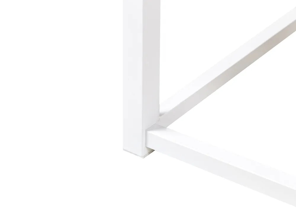 Bed Metal 180 x 200 cm (EU Super King) White Amylia