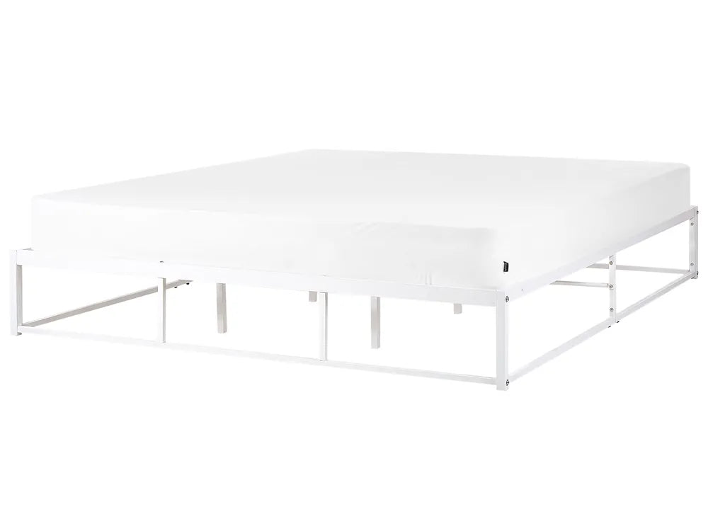 White metal EU super king bed