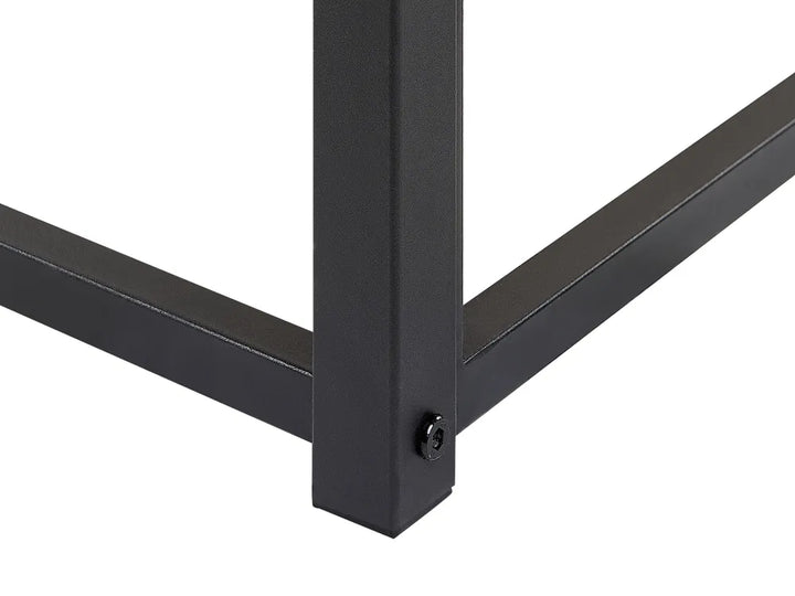 Bed Metal 180 x 200 cm (EU Super King) Black Amylia