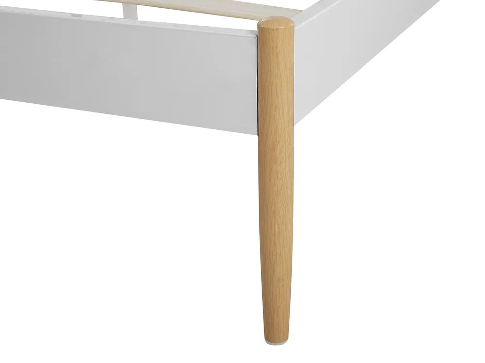 Bed Metal 160 x 200 cm (EU King Size) White Bret