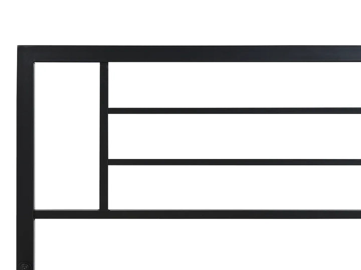 Bed Metal 180 x 200 cm (EU Super King) Black Ibaka