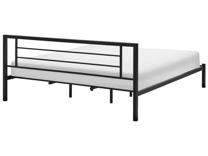 Bed Metal 180 x 200 cm (EU Super King) Black Ibaka