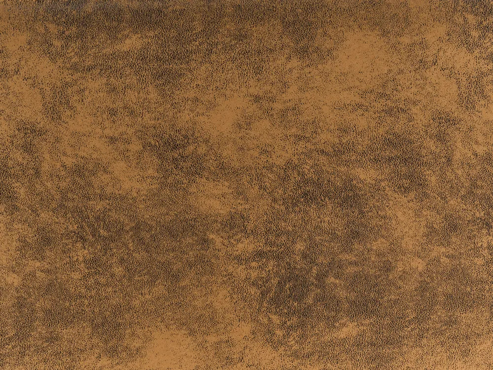 Bed Faux Leather 140 x 200 cm (EU Double) Brown Candler