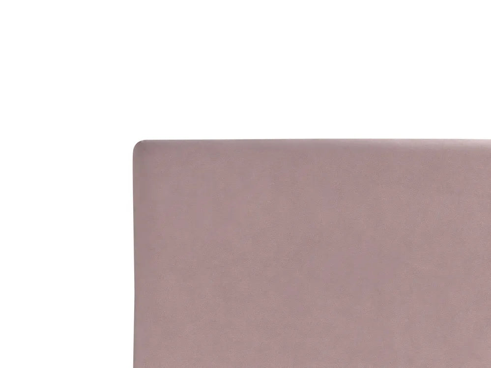 Bed Velvet 140 x 200 cm (EU Double) Pink Candler