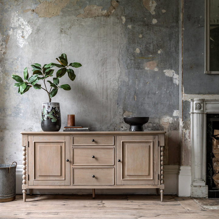 Gallery Direct Oak 2 Door 3 Drawer Sideboard