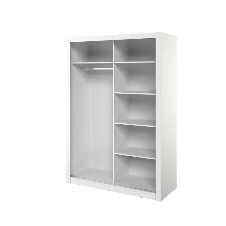Isabella Sliding Door Wardrobe 150cm White