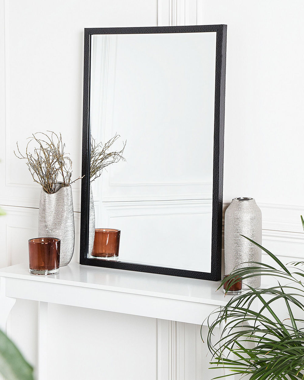 Morlaix Wall Mirror Black