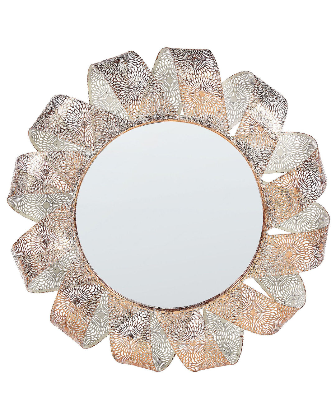 Mangalore Wall Mirror Metal White