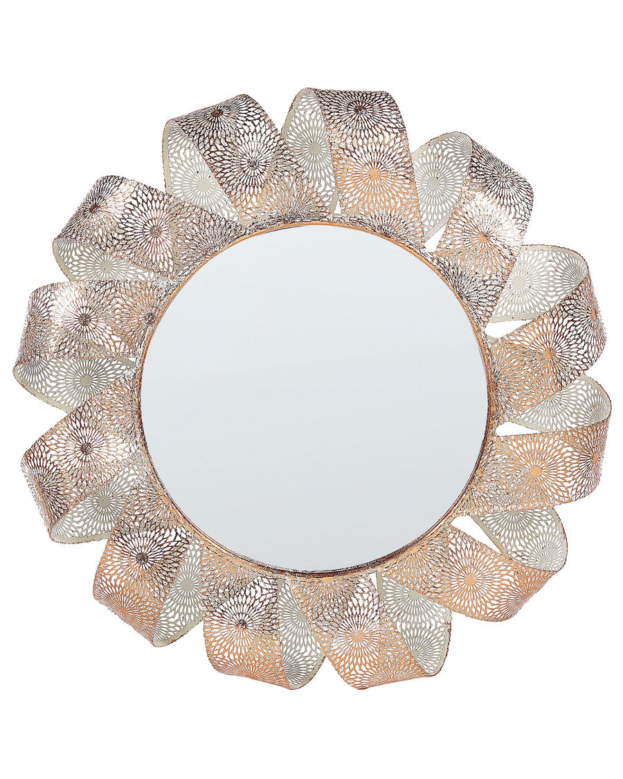 Mangalore Wall Mirror Metal White