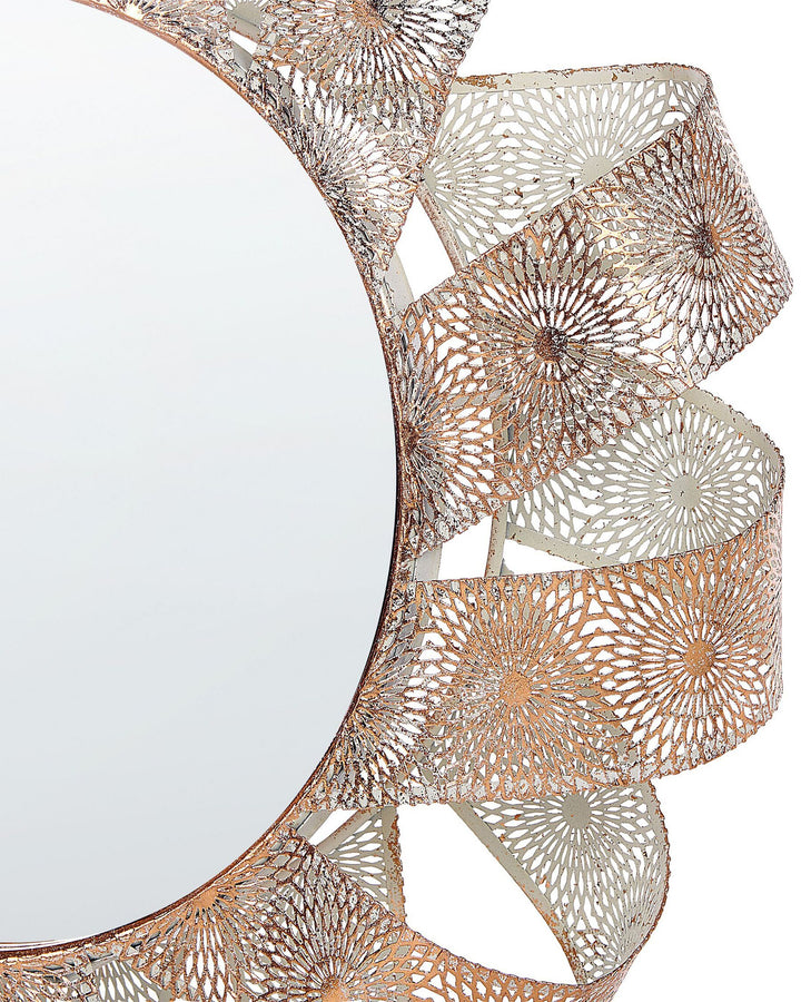 Mangalore Wall Mirror Metal White