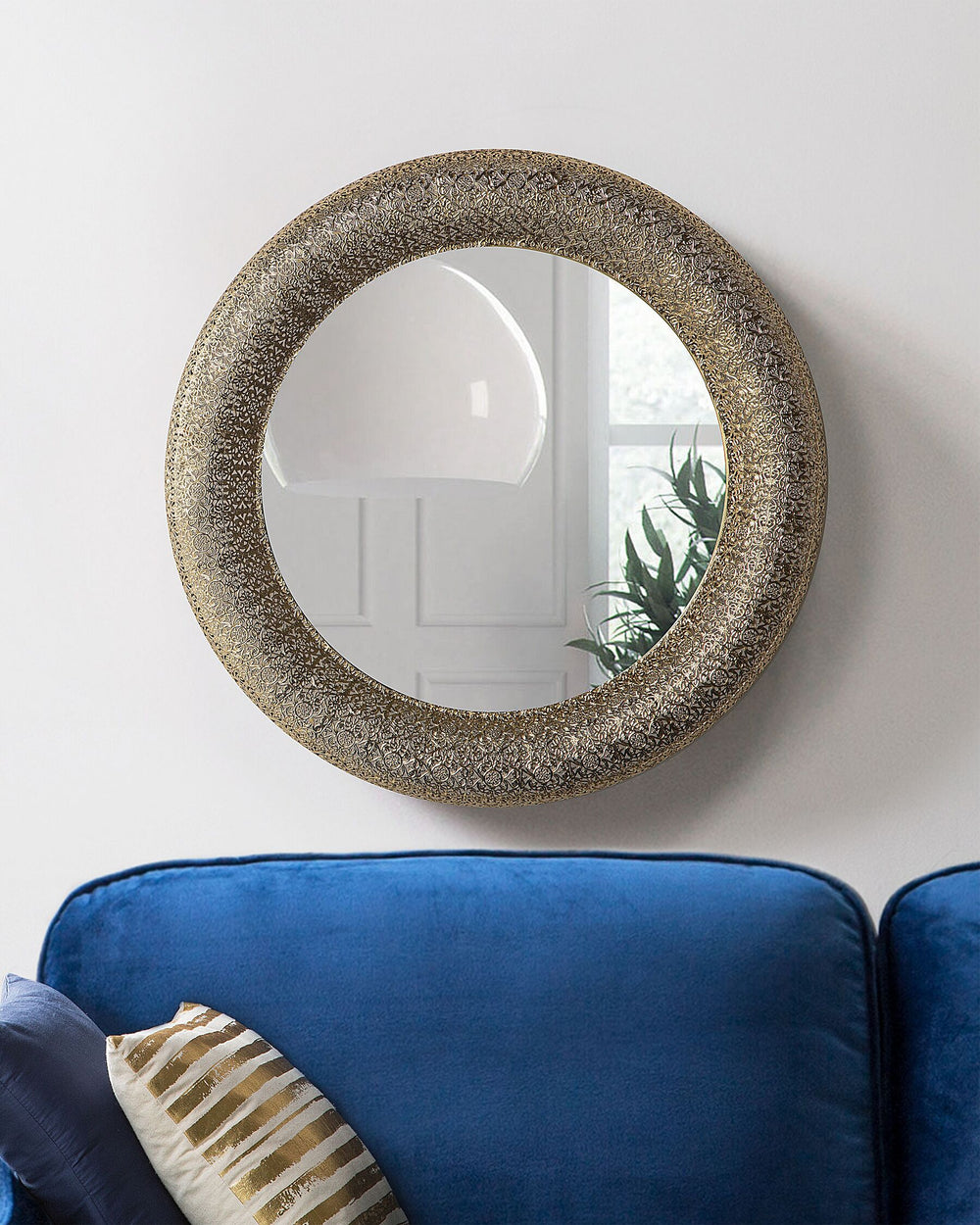 Channay Wall Mirror Metal Gold