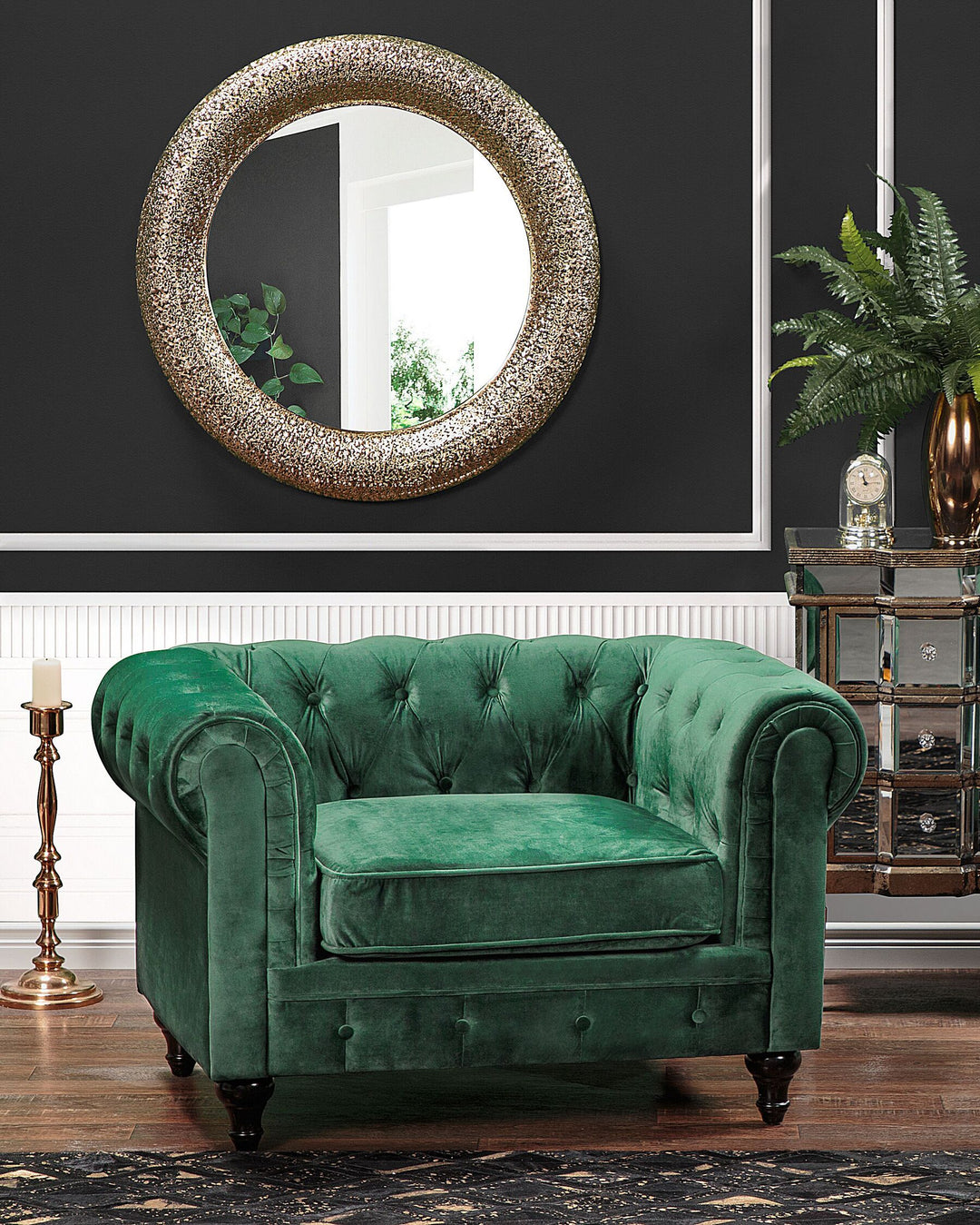 Channay Wall Mirror Metal Gold