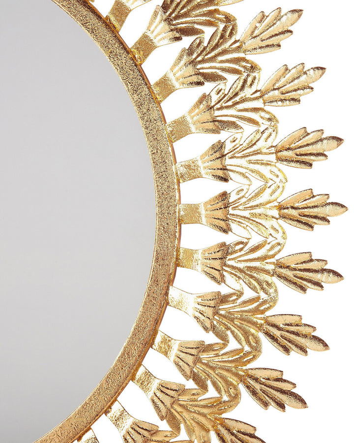 Vorey Wall Mirror Metal Gold
