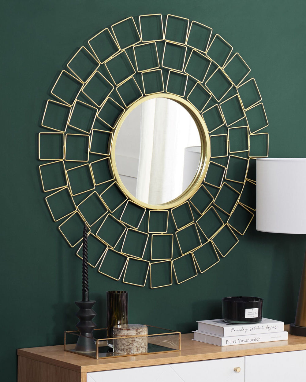 Labrit Wall Mirror Metal Gold