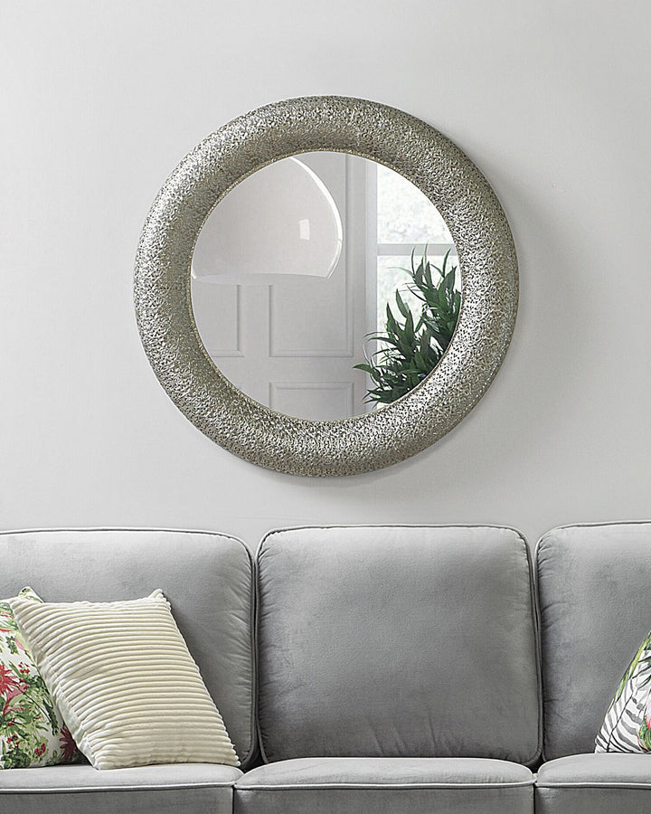 Channay Wall Mirror Metal Silver