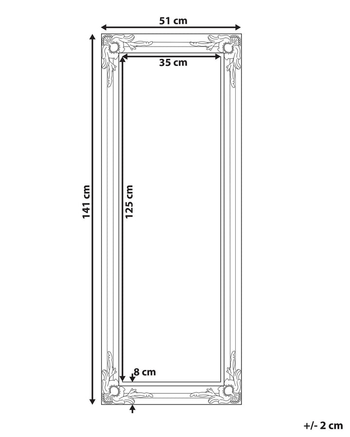 Bellac Wall Mirror Silver