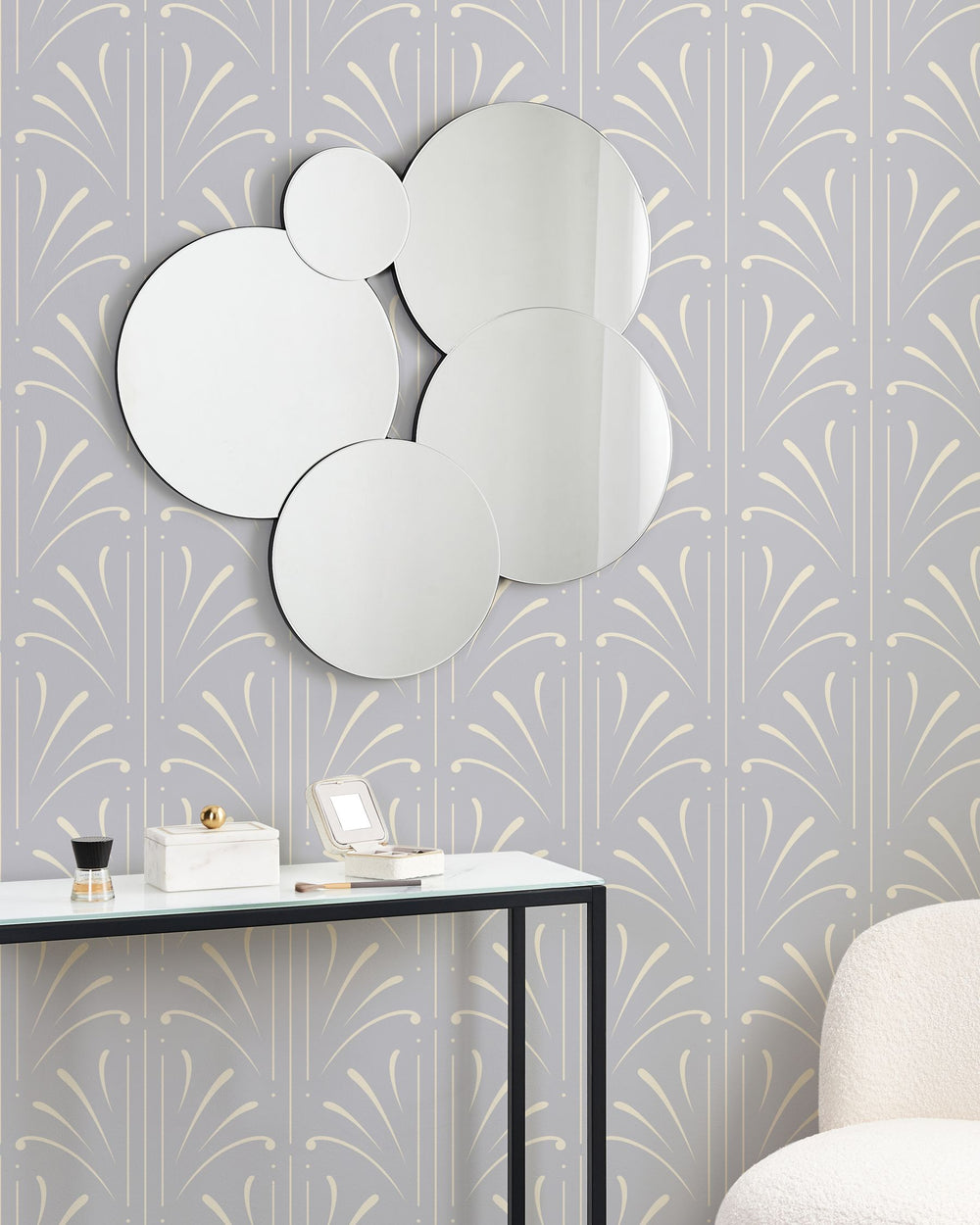 Clais Wall Mirror Silver