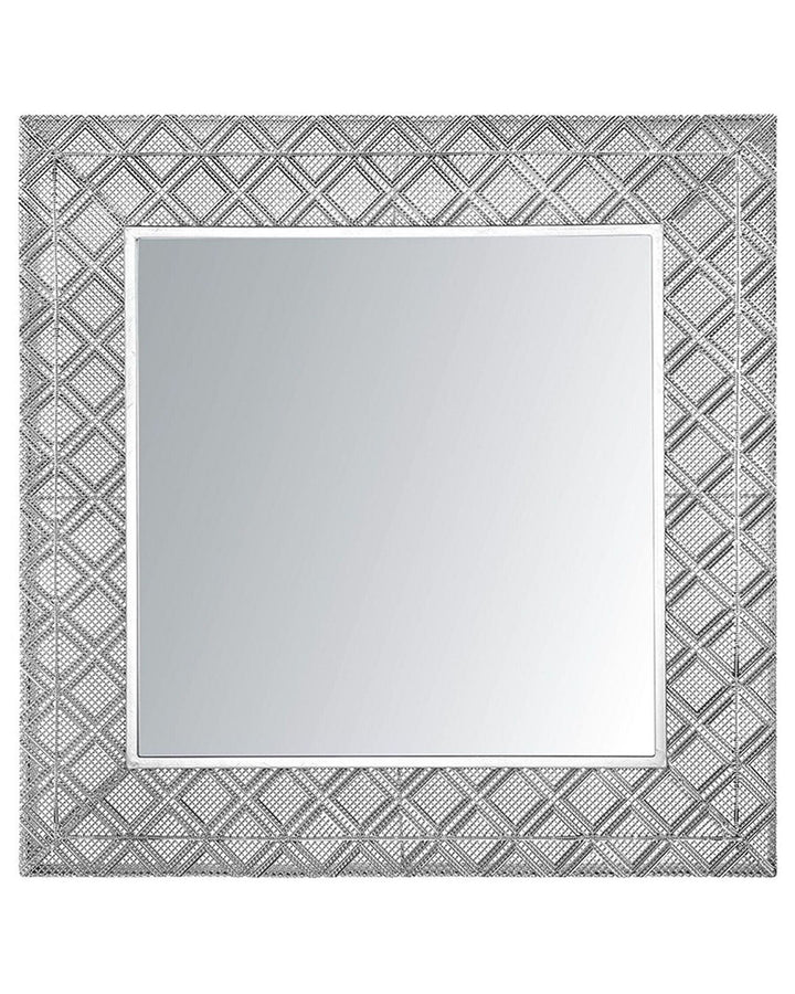Evettes Wall Mirror Metal Silver