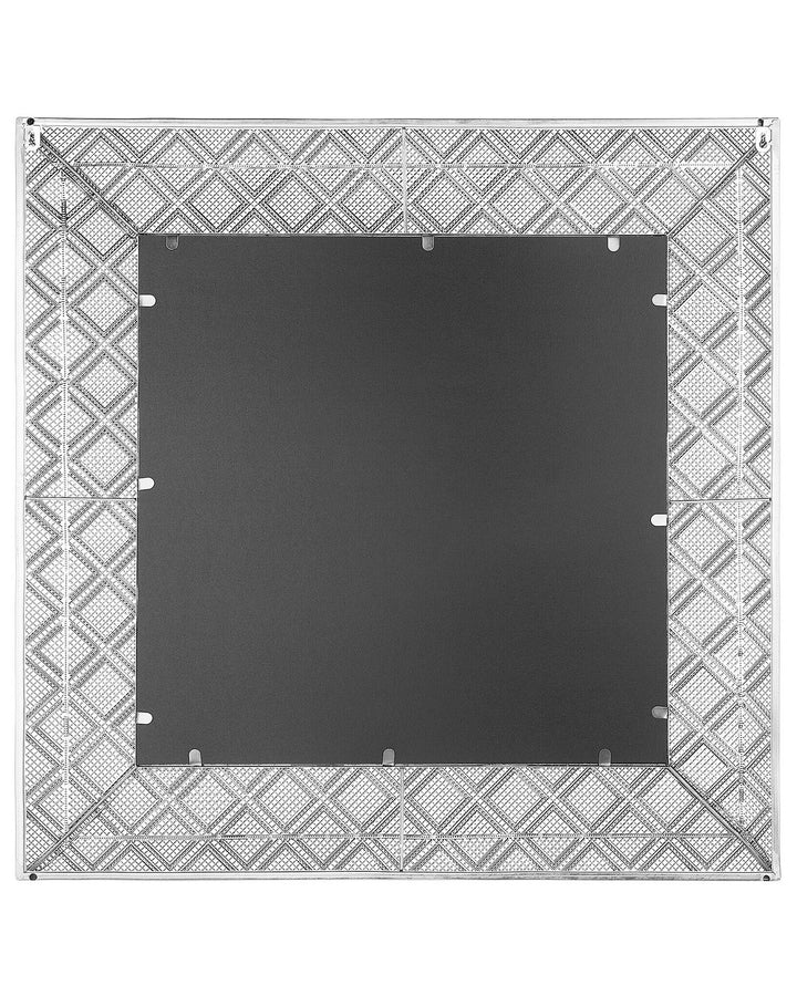 Evettes Wall Mirror Metal Silver
