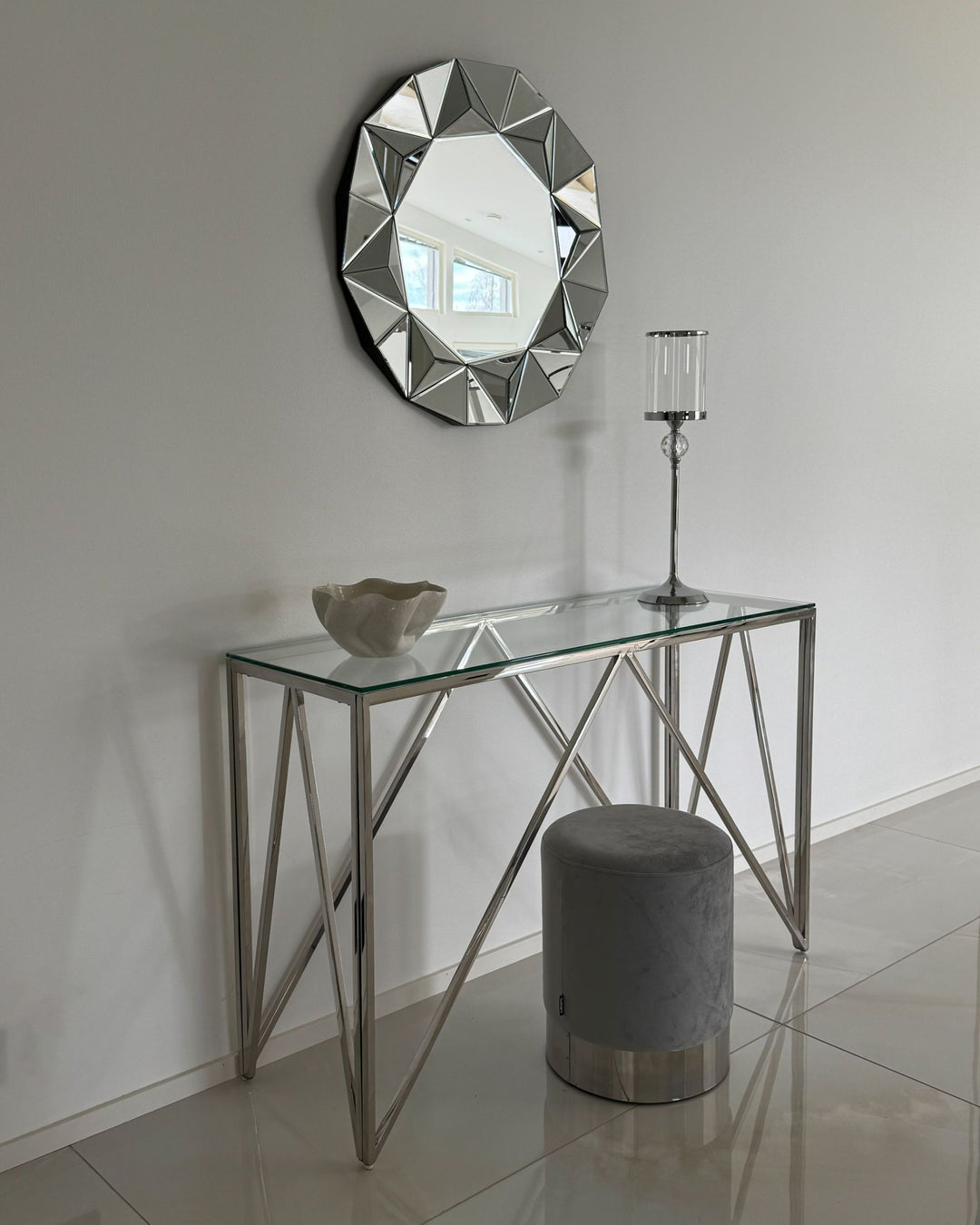 Habay Wall Mirror Silver