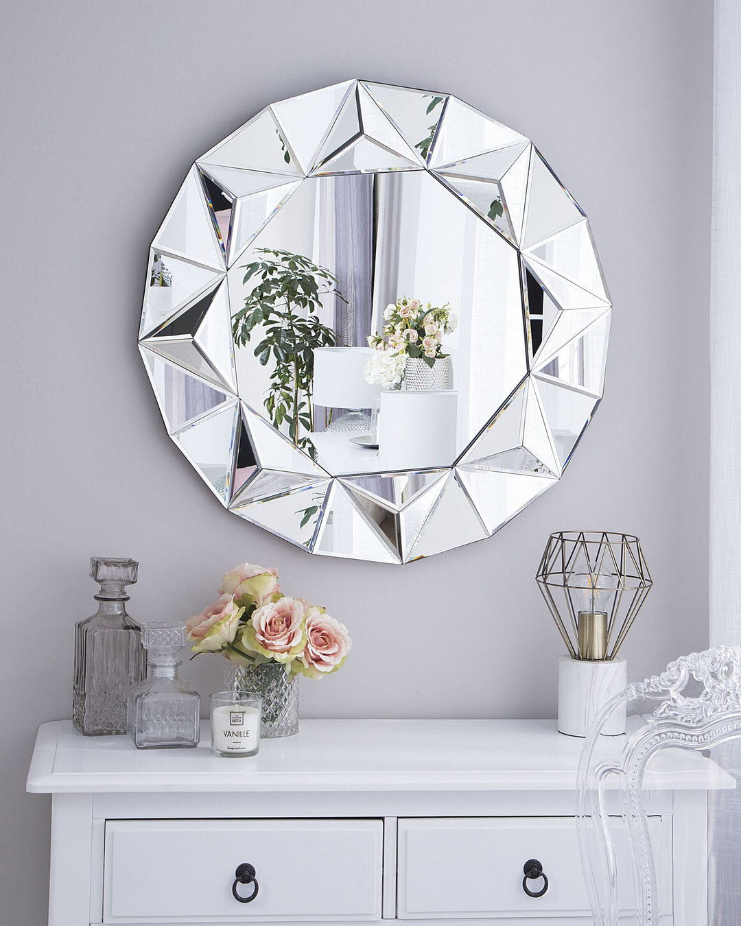 Habay Wall Mirror Silver