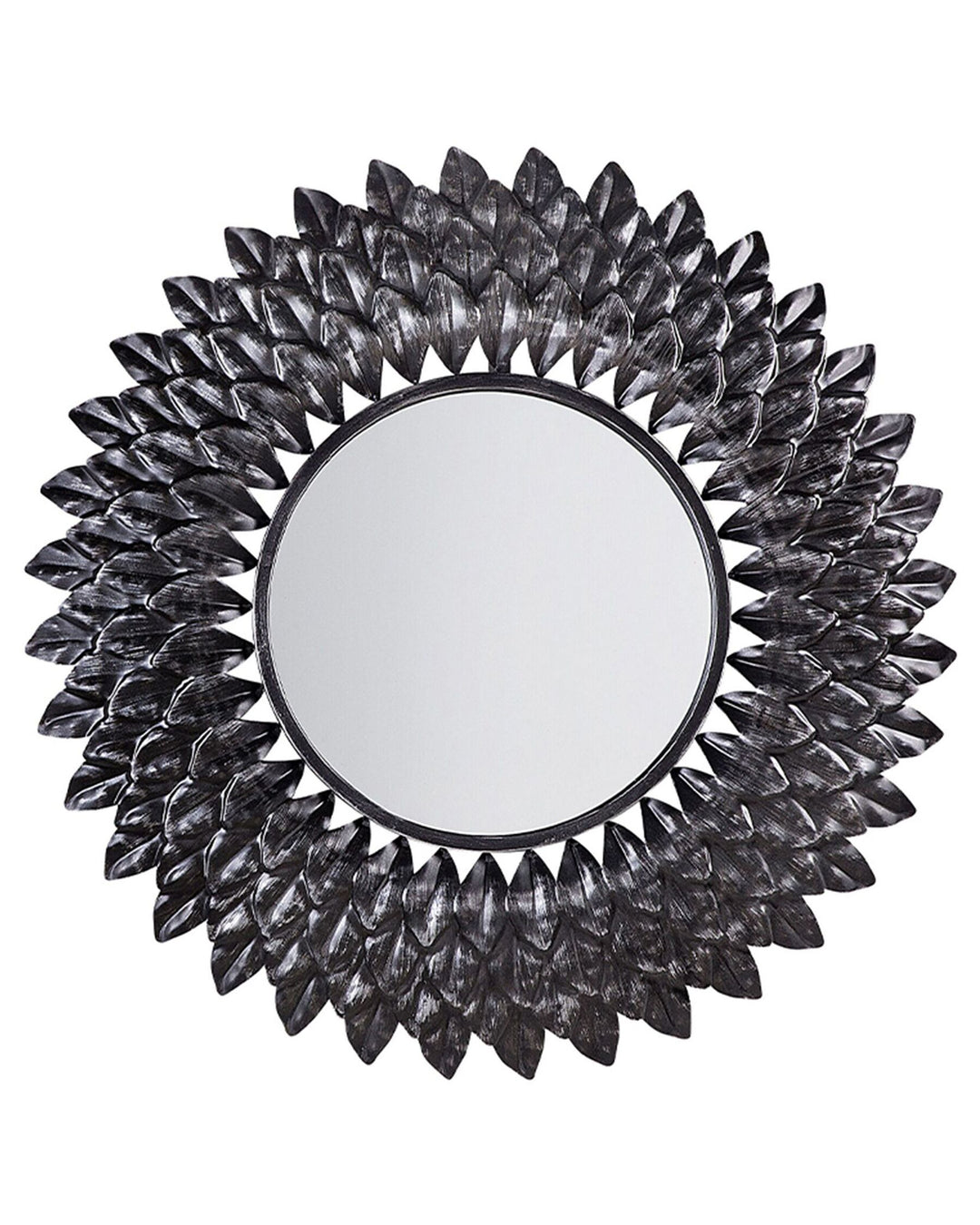 Larrau Wall Mirror Metal Silver
