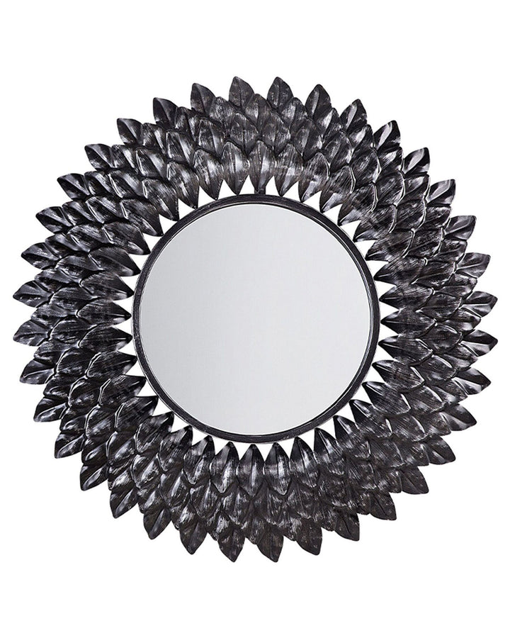 Larrau Wall Mirror Metal Silver