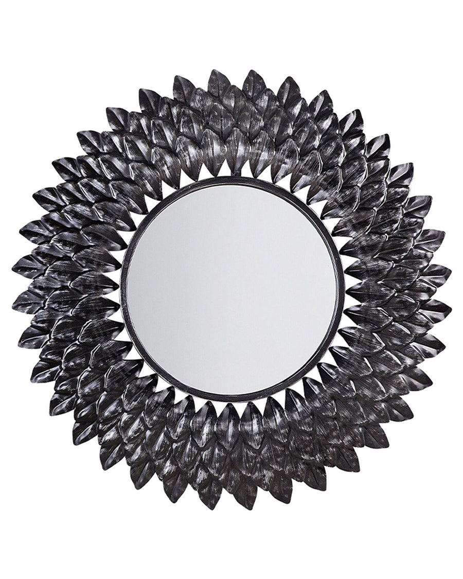 Larrau Wall Mirror Metal Silver