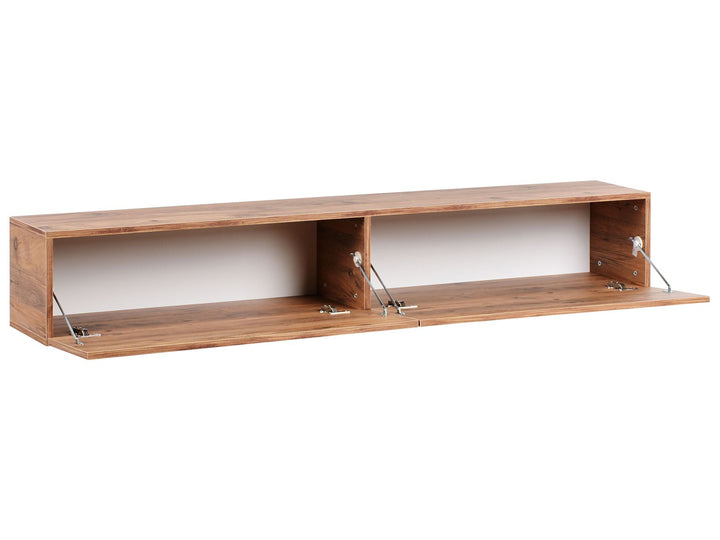 Wall Mounted TV Stand Brown Antoni