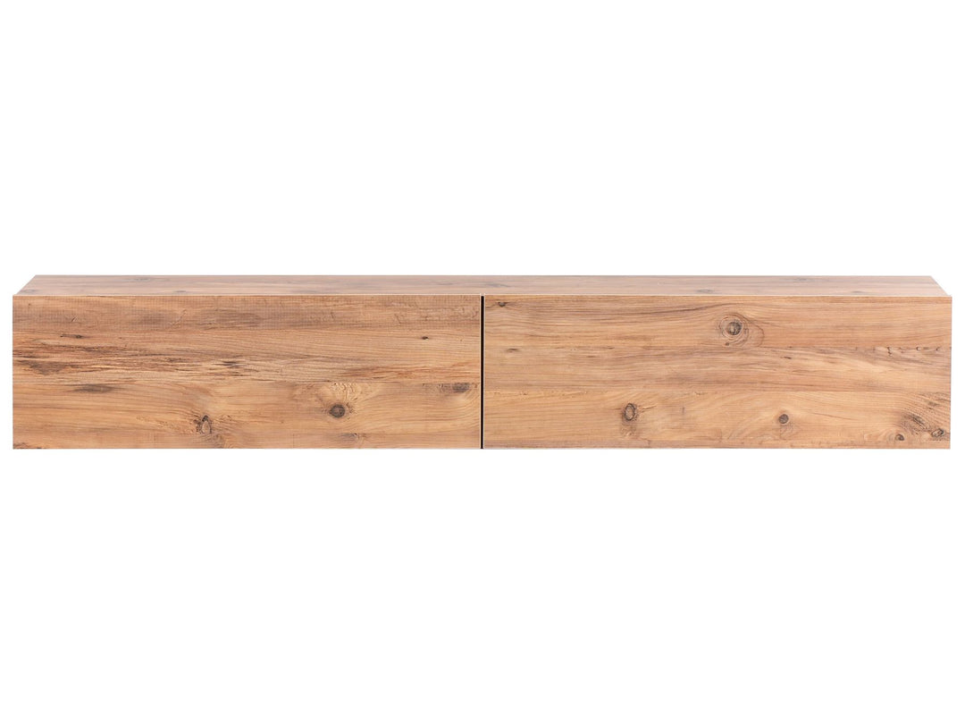 Wall Mounted TV Stand Brown Antoni