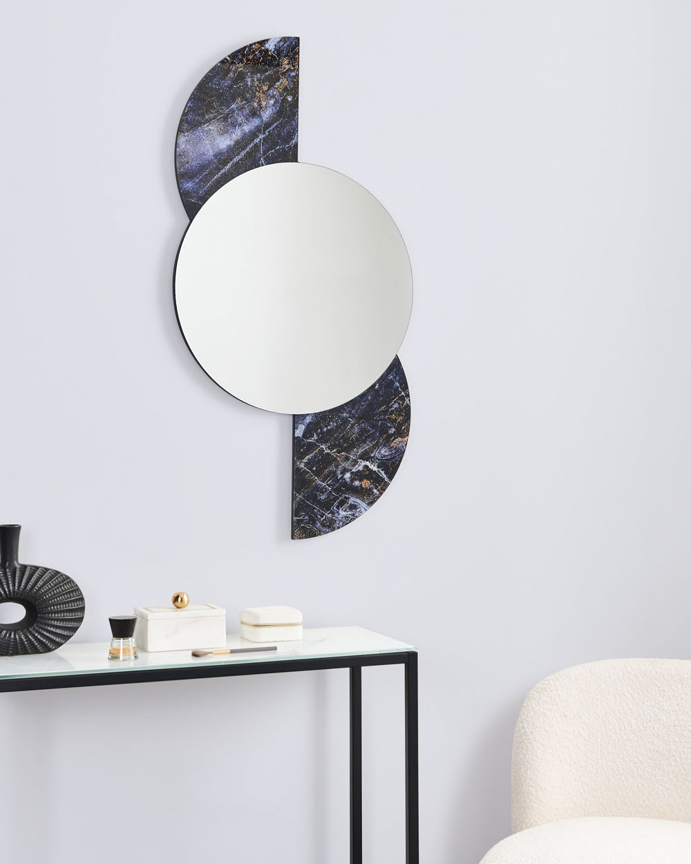 Seuzey Wall Mirror Violet