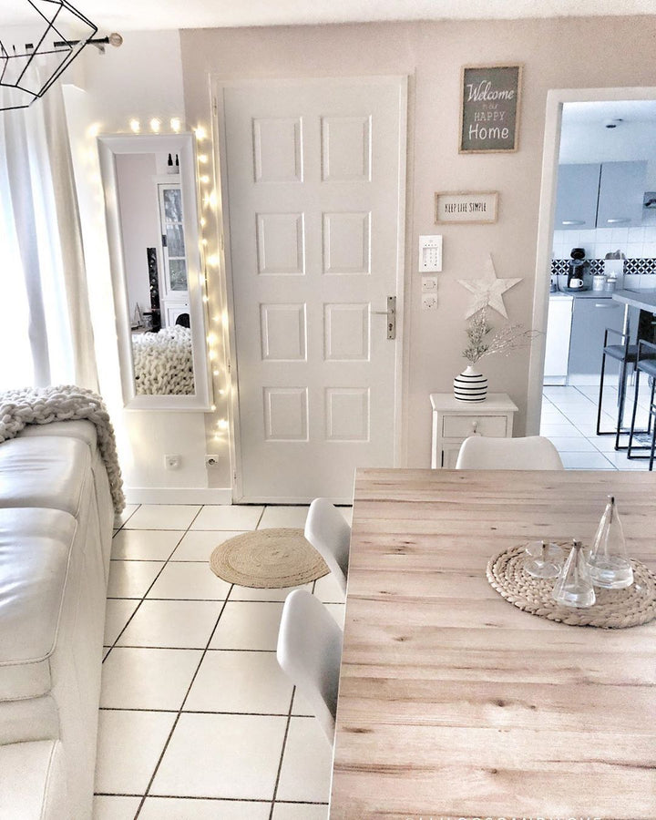 Lunel Wall Mirror White
