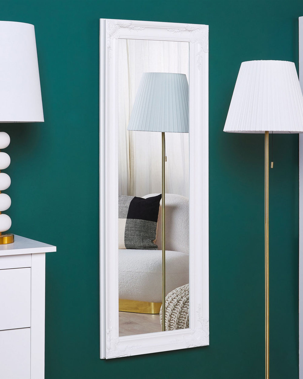Vars Wall Mirror White