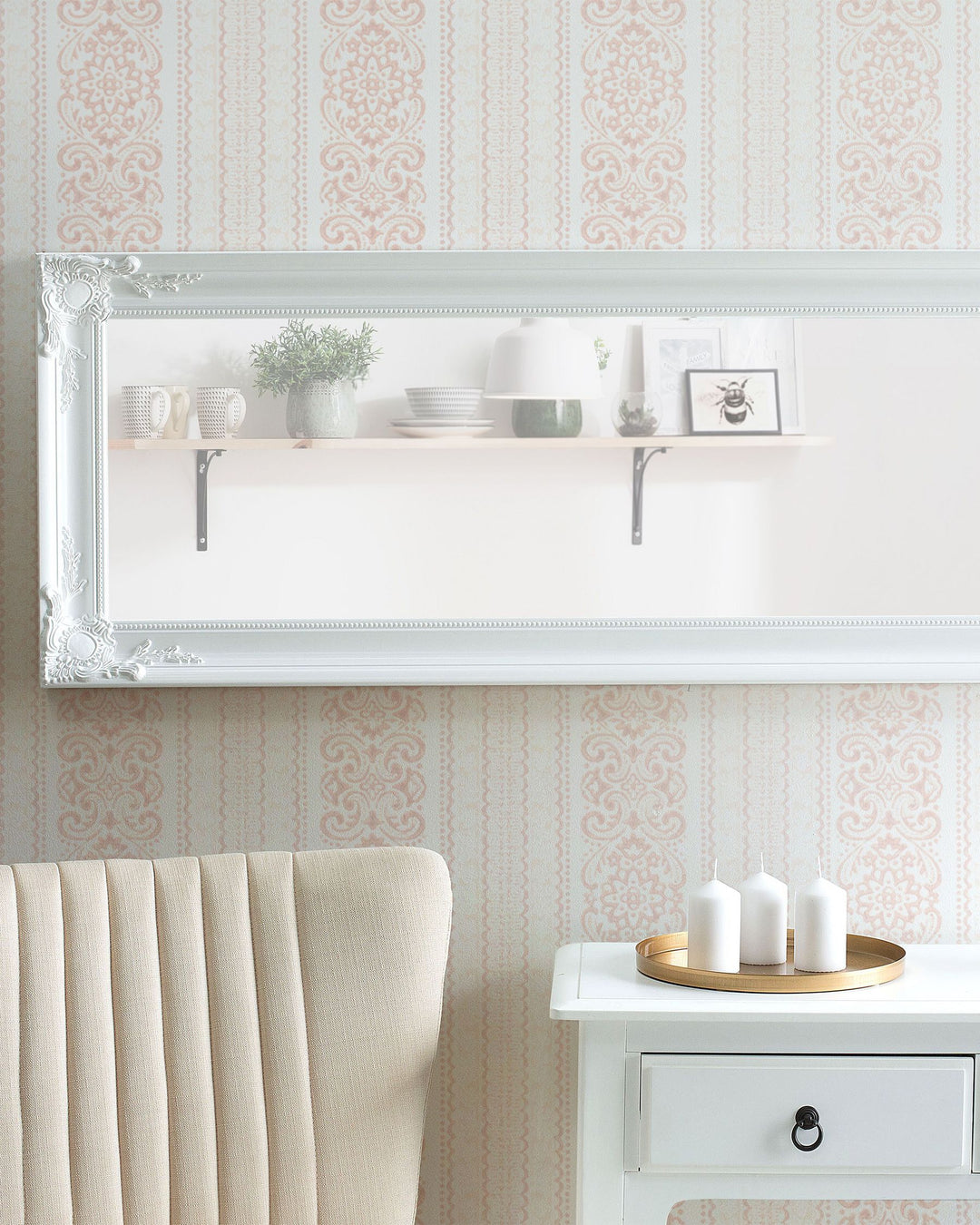 Vars Wall Mirror White