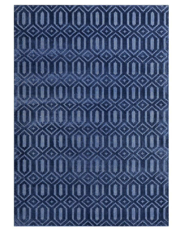 Adatepe Viscose Rug 160 x 230 cm Navy Blue