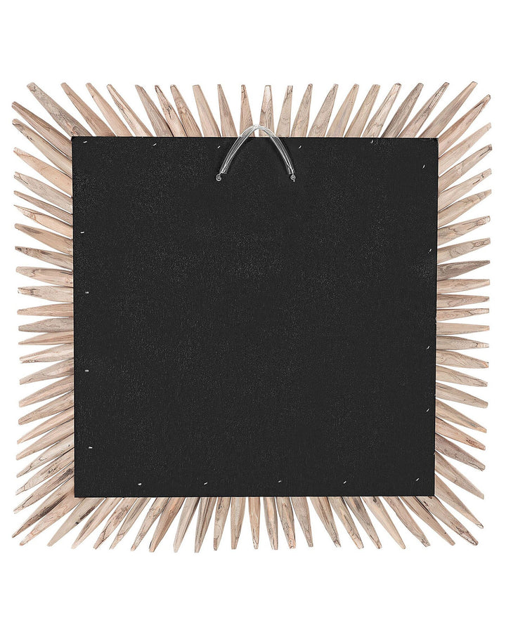 Sasabe Wall Mirror Wood Light Brown