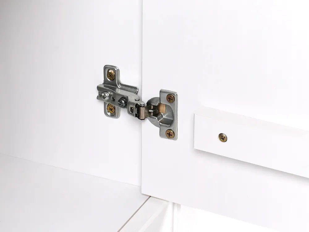 2 Door Sideboard Pine Wood White Collynns