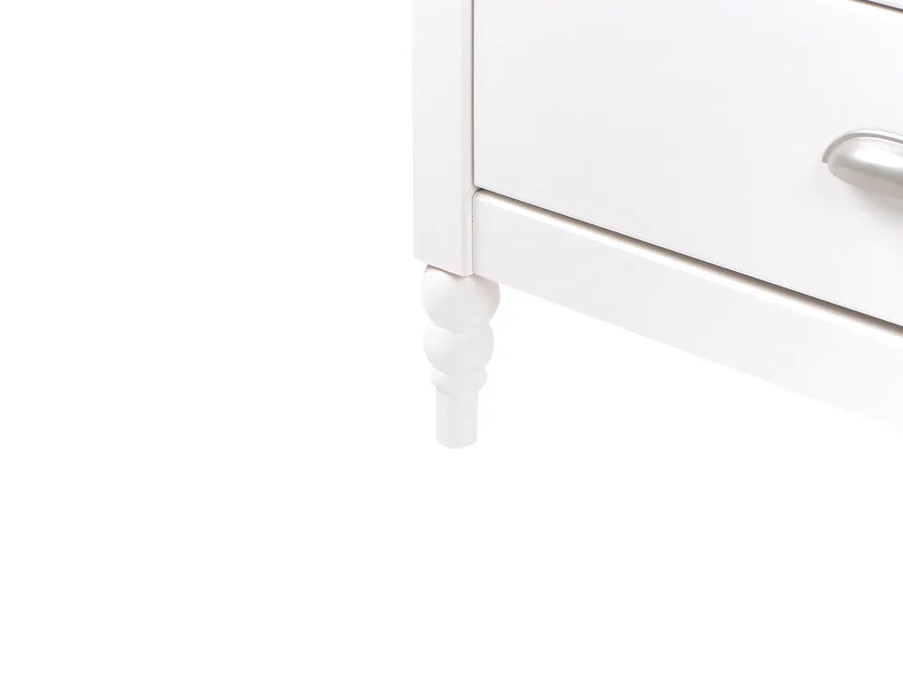 2 Door Sideboard Pine Wood White Collynns