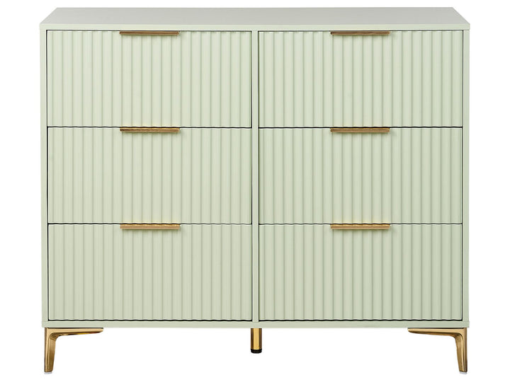 Mountcasel 6 Drawer Chest Green