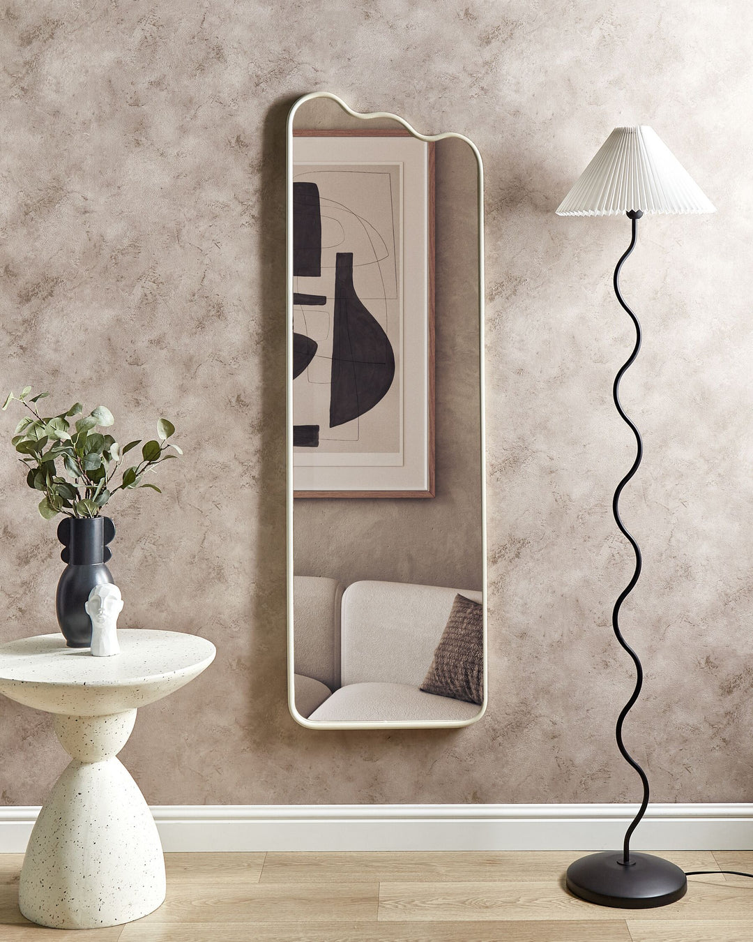 Wall Mirror Abzac Metal Off-White