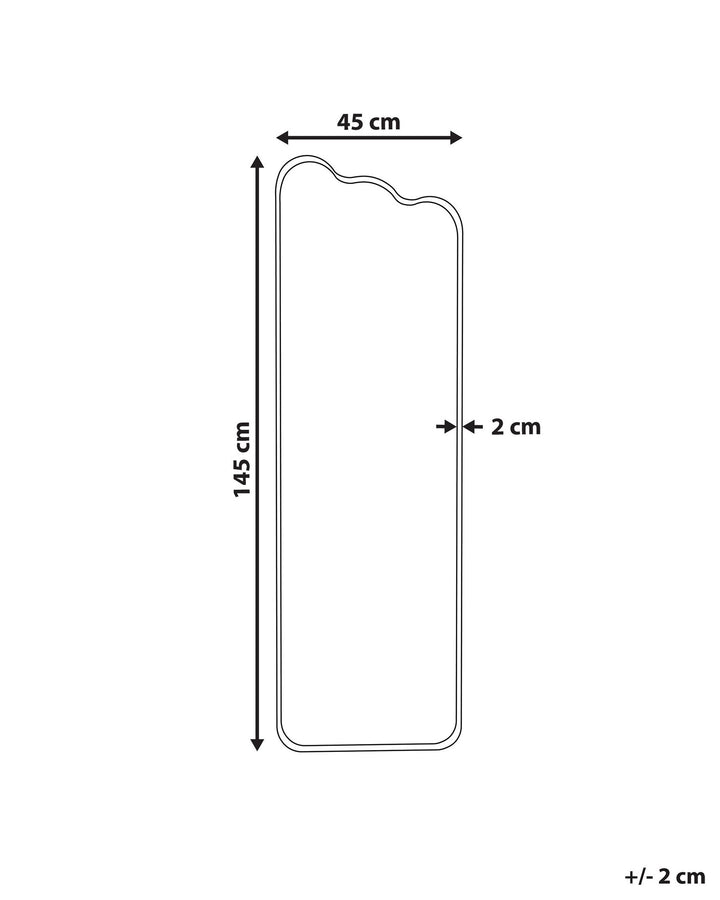 Wall Mirror Abzac Metal Off-White