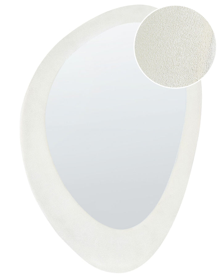 Wall Mirror Audes Velvet Off-White