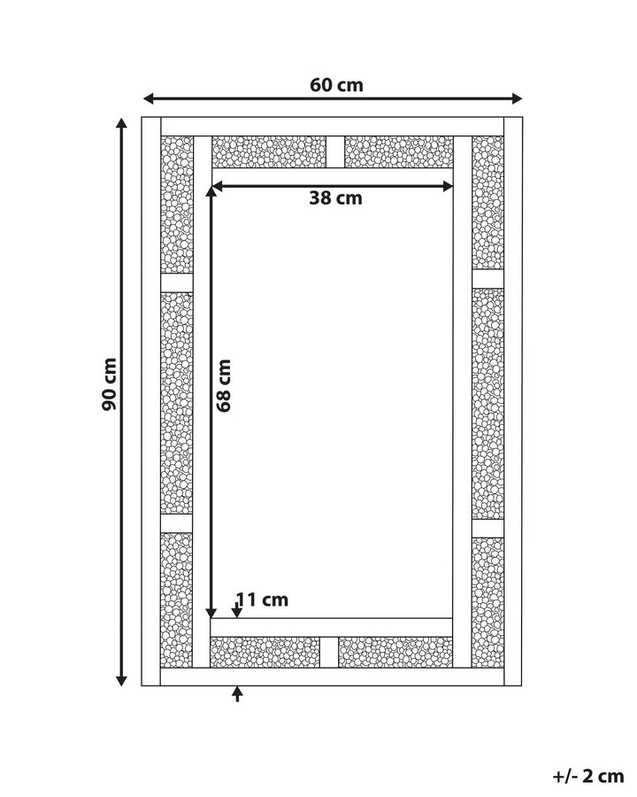 Wall Mirror Avrille Silver