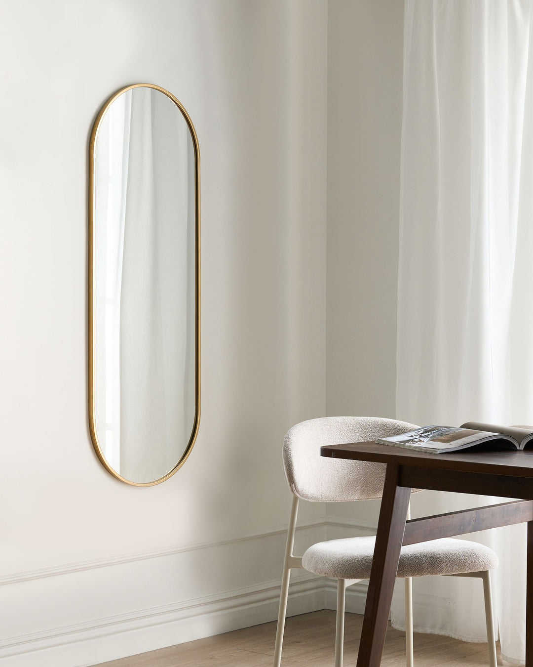 Wall Mirror Azeville Metal Gold