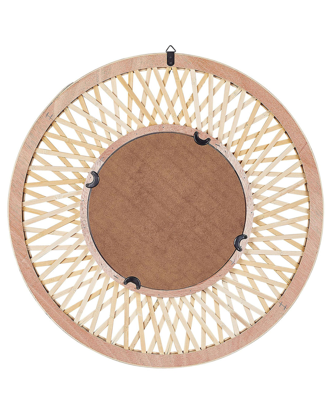 Wall Mirror Bacata Bamboo Wood Natural