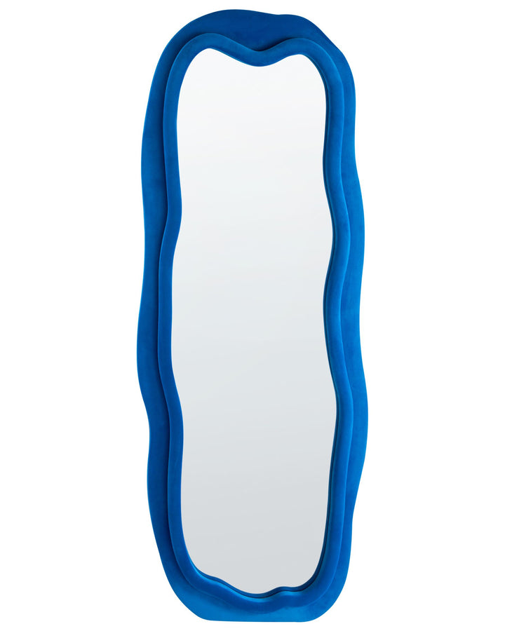 Wall Mirror Beaune Velvet Blue