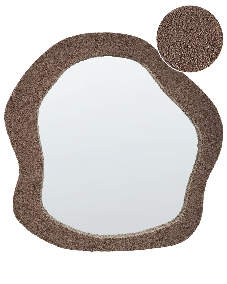 Wall Mirror Blisme Boucle Brown