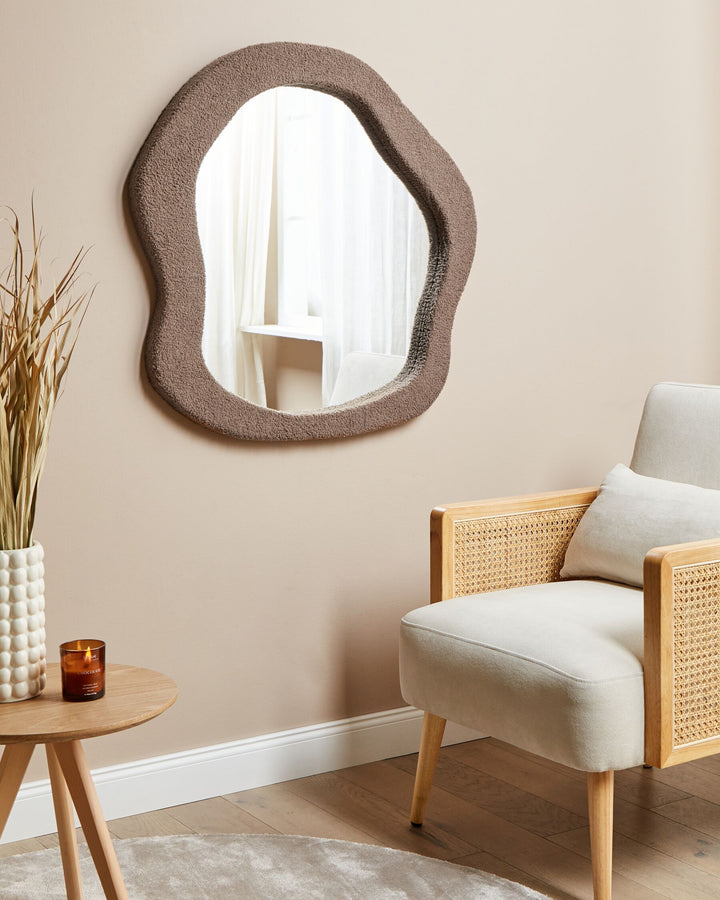 Wall Mirror Blisme Boucle Brown