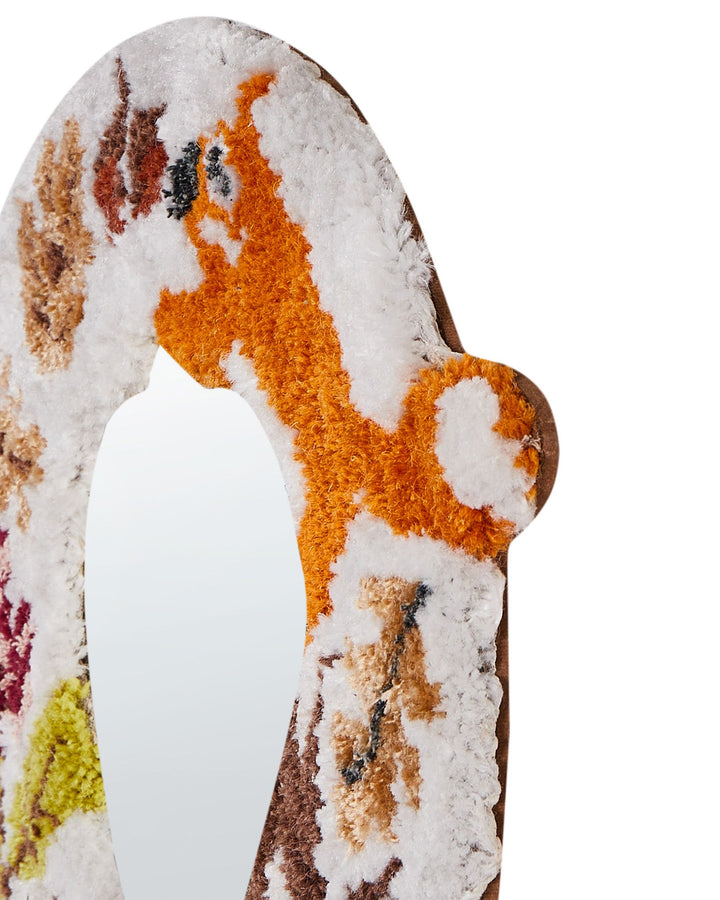 Wall Mirror Boriti Cotton White